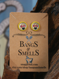 Wizard Stud Earrings - Luna Lovegood Bangs & Smells Apothecary