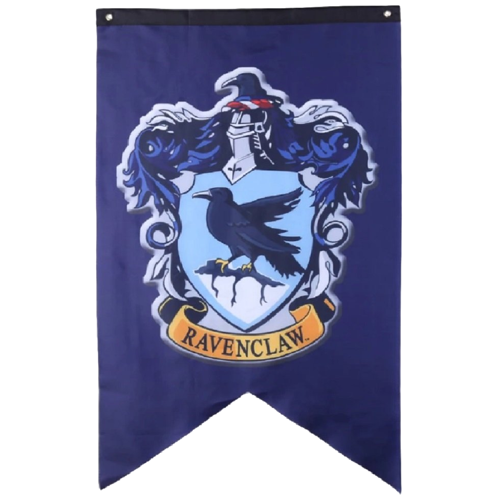 Hogwarts House Banners: Gryffindor, Ravenclaw, Hufflepuff