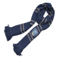 Long Knitted Scarf - Ravenclaw House Colors and Crest The Muggle Hut
