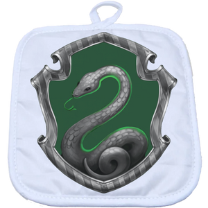 Slytherin Hot Pad - White - the-muggle-hut