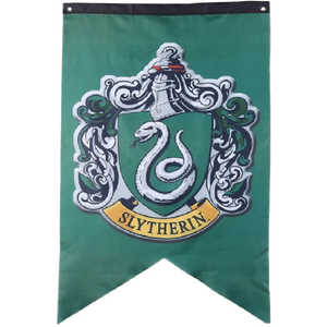 Sm. Slytherin House Banner: 12 x 20 inch - the-muggle-hut