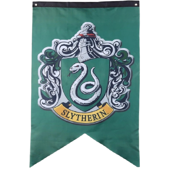 Sm. Slytherin House Banner: 12 x 20 inch - the-muggle-hut