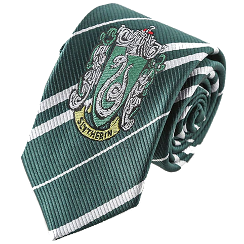 Slytherin House Tie - the-muggle-hut