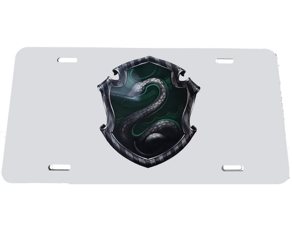 Slytherin House License Plate the-muggle-hut.myshopify.com