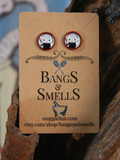 Wizard Stud Earrings - He Who Must Not Be Named Bangs & Smells Apothecary